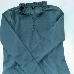 Ann Taylor Teal Long Sleeve Top